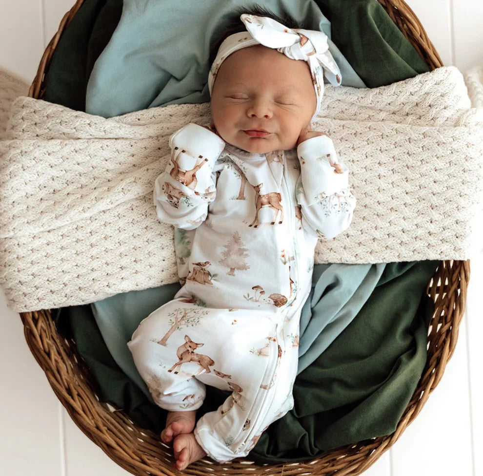 Snuggle Hunny / Snugglesuit Convertible Romper - Woodland Tales