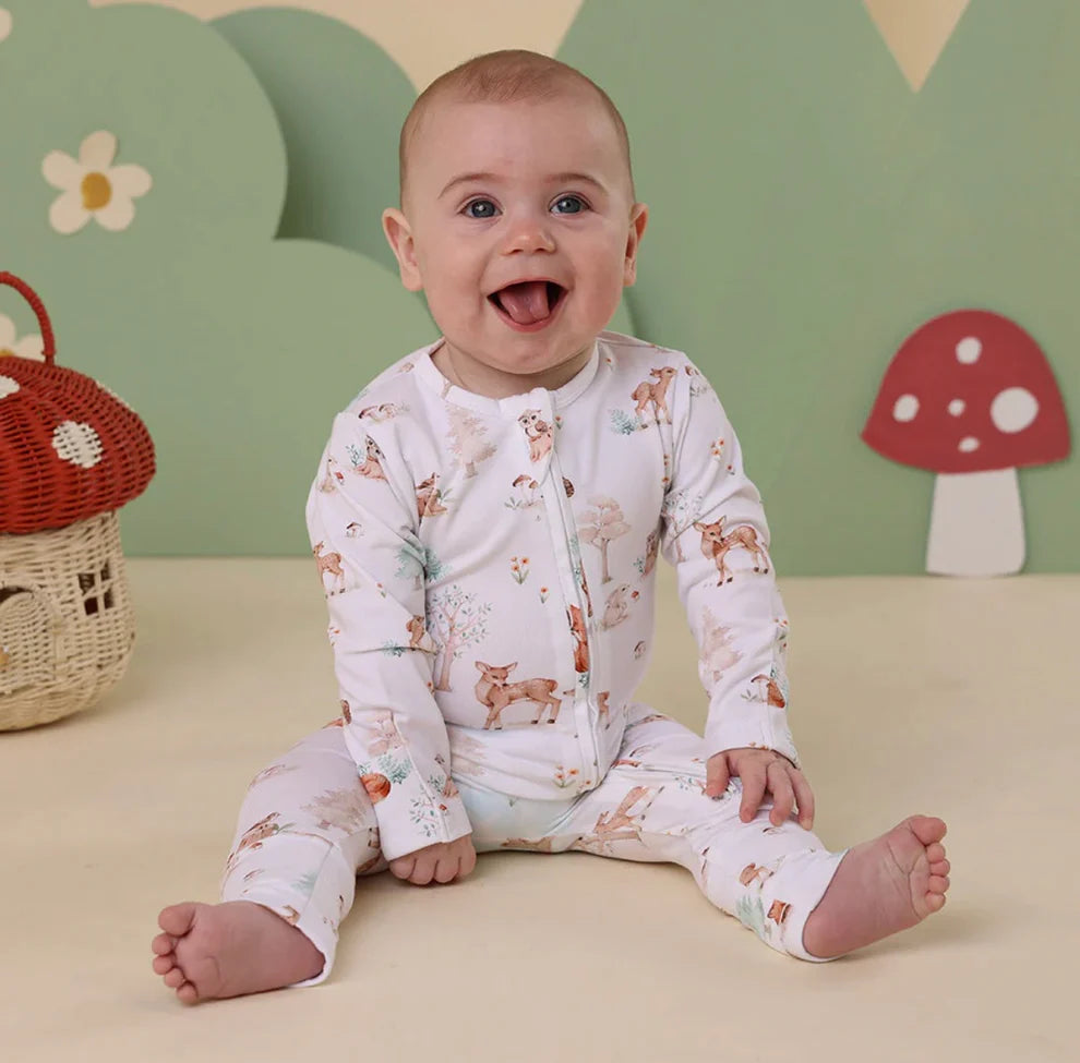 Snuggle Hunny / Snugglesuit Convertible Romper - Woodland Tales