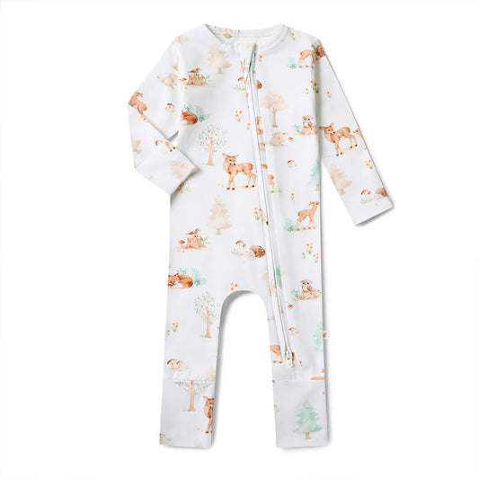 Snuggle Hunny / Snugglesuit Convertible Romper - Woodland Tales