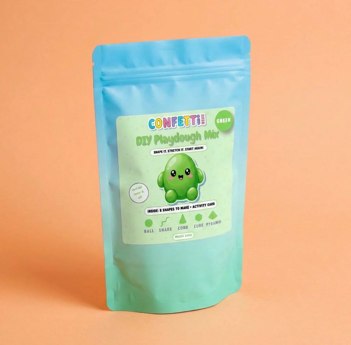 Confetti Blue / DIY Playdough Mix