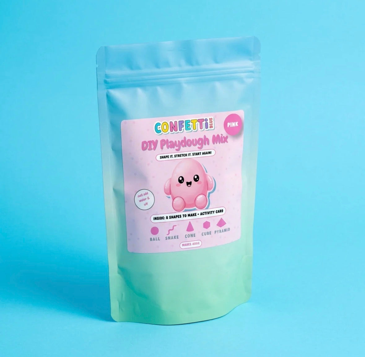 Confetti Blue / DIY Playdough Mix