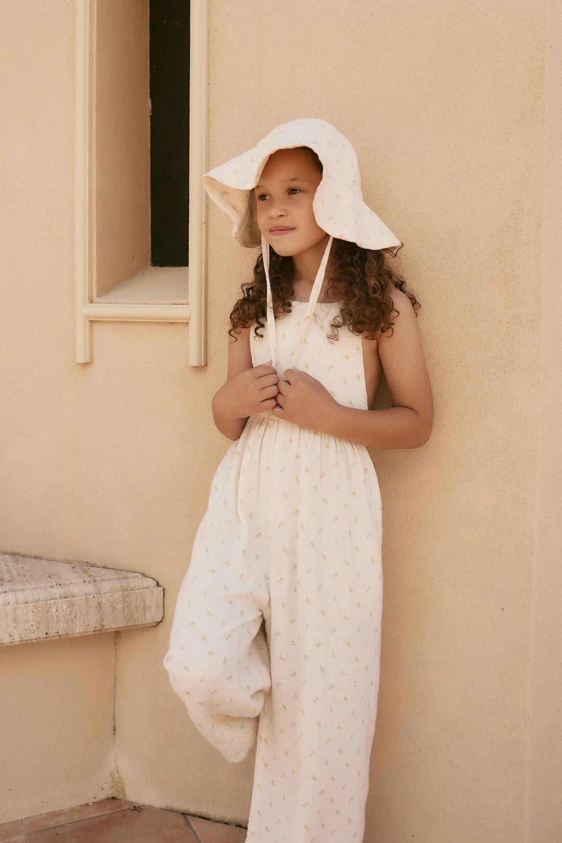 Jamie Kay / Organic Cotton Muslin Lana Jumpsuit - Vintage Ditsy