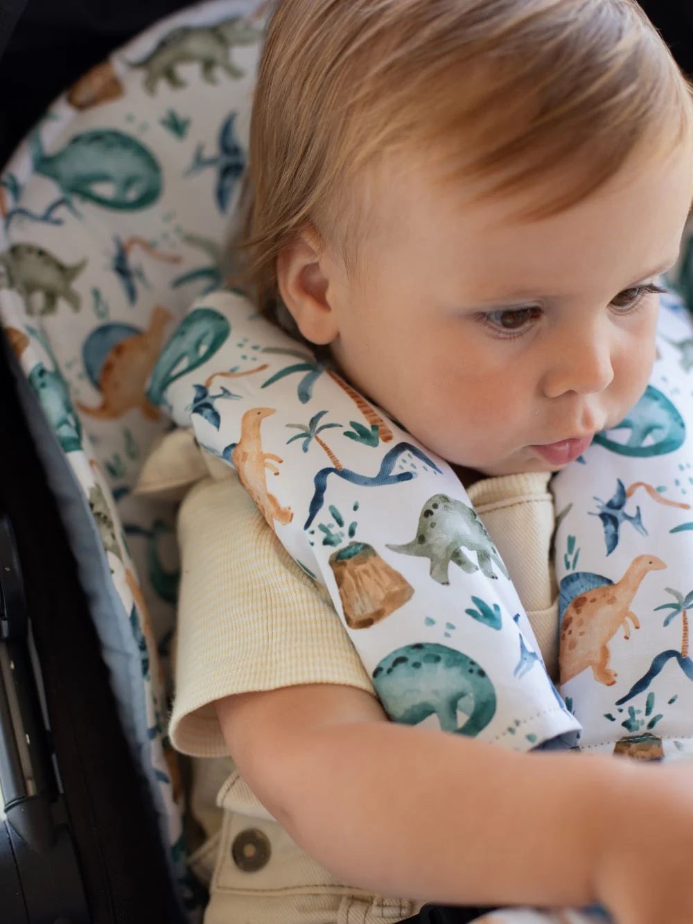 Bambella Designs / Harness Covers - Wild Dino