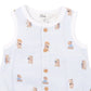 Bebe By Minihaha / Brady Stripe Organic Button Up Bodysuit