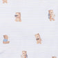 Bebe By Minihaha / Brady Stripe Organic Button Up Bodysuit