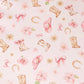 Snuggle Hunny / Fitted Cot Sheet - Boots & Bows