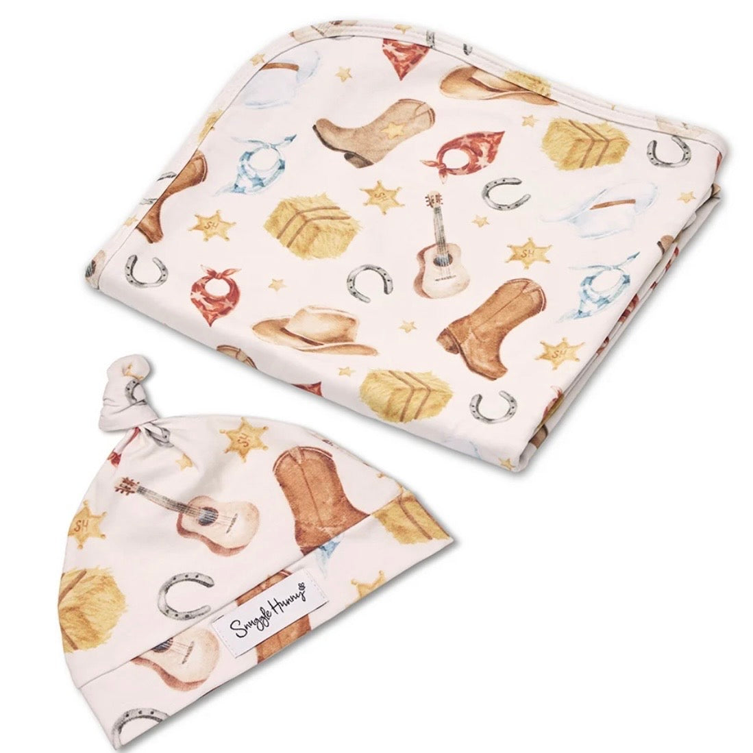 Snuggle Hunny / Jersey Wrap Set - Cowboys