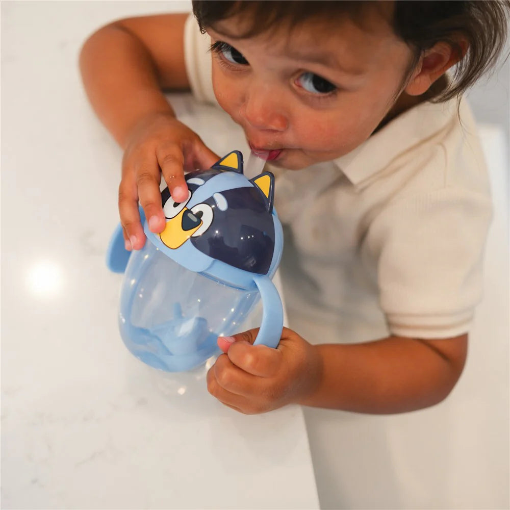 The First Years / Bluey Weighted Straw Trainer Cup 207ml