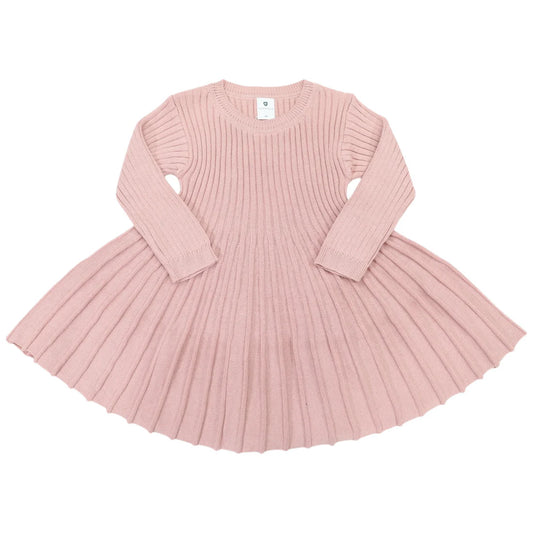 Korango / Swing Knit Dress - Dusty Pink