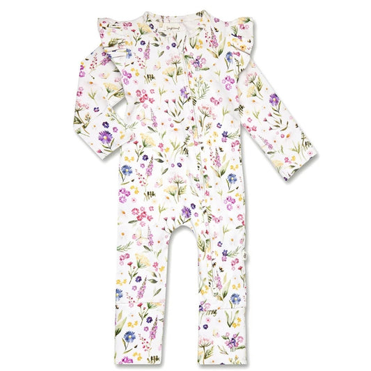 Snuggle Hunny / Snugglesuit Convertible Romper - Gracie