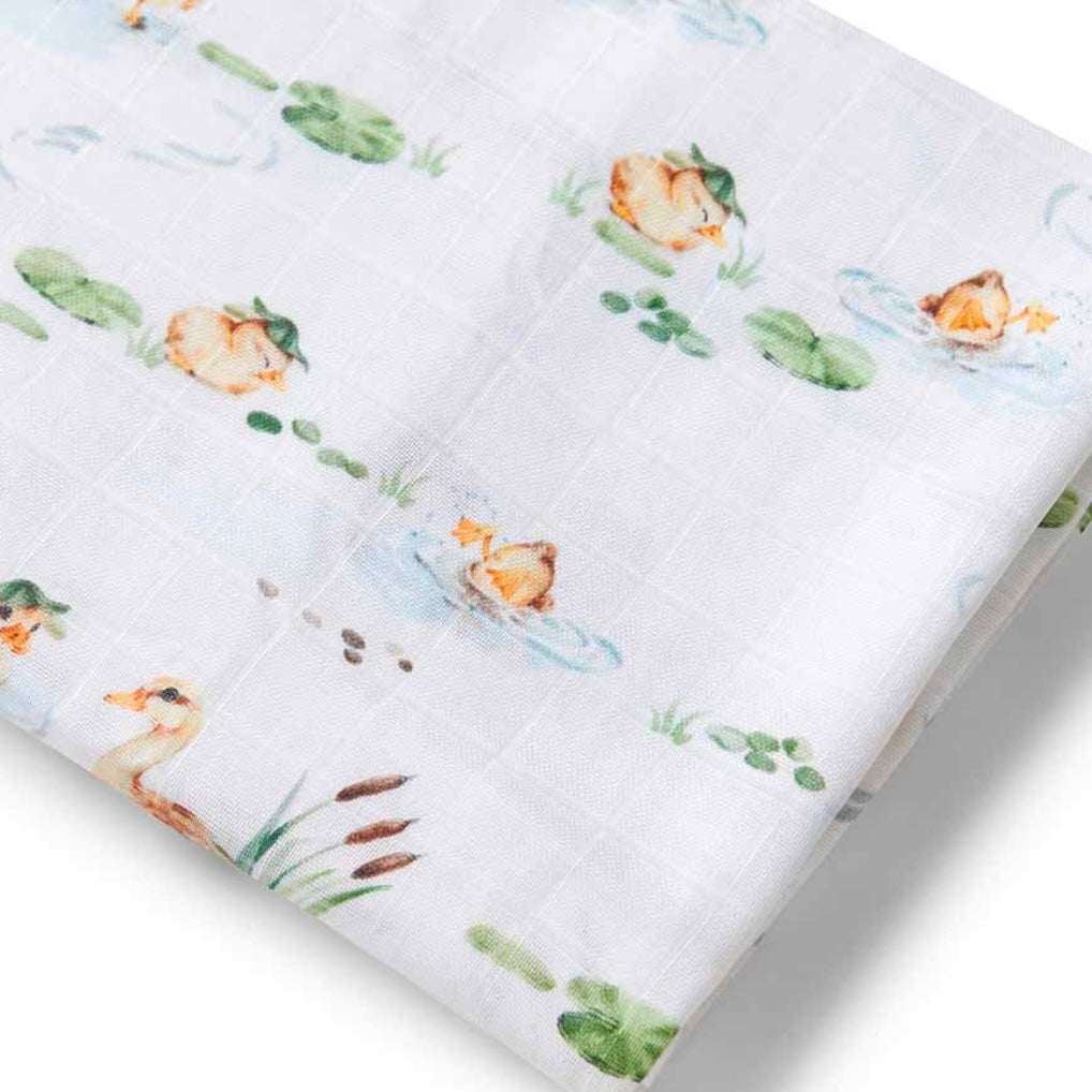 Snuggle Hunny / Muslin Wrap - Duck Pond