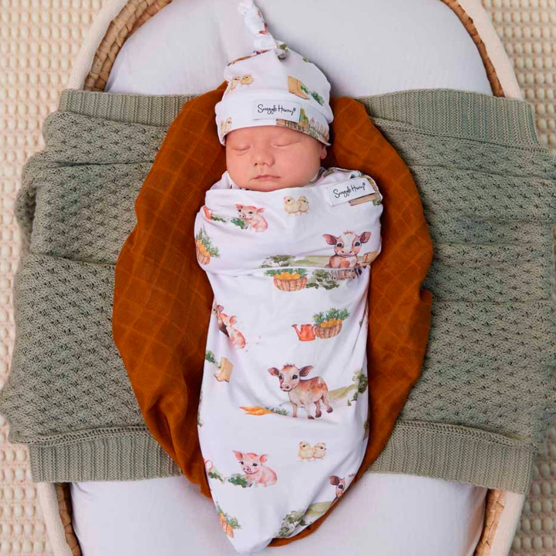 Snuggle Hunny / Snuggle Swaddle Set - Farm