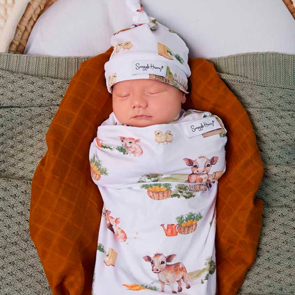 Snuggle Hunny / Snuggle Swaddle Set - Farm