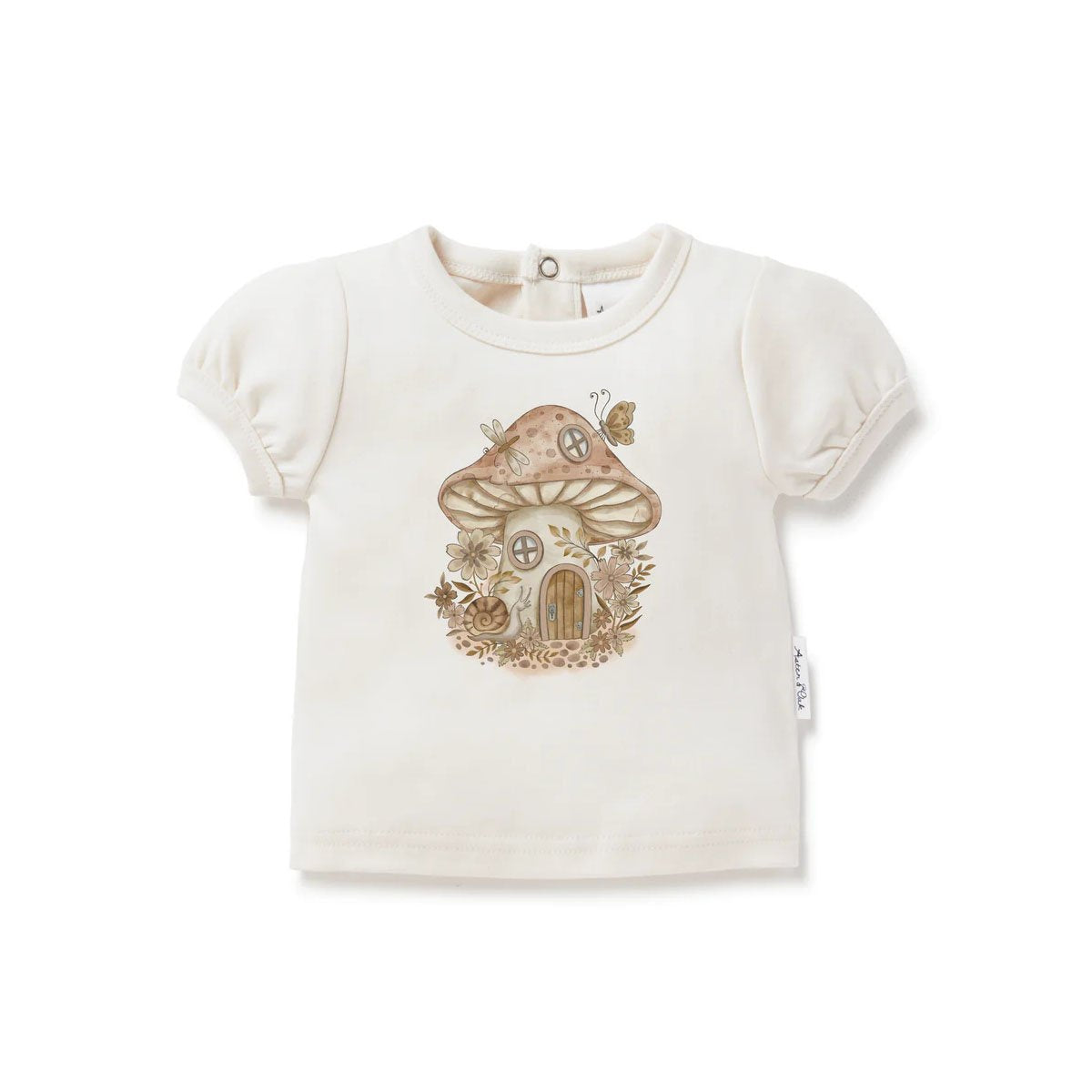 Aster & Oak / Mushroom House Print Top