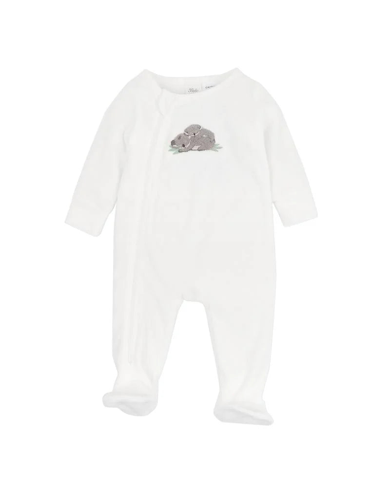 Bebe By Minihaha / Bailey Koala Velour Onesie