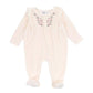 Bebe By Minihaha / Flossy Embroidered Velour Romper