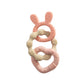 Playground / Silicone Bunny Teether - Pink