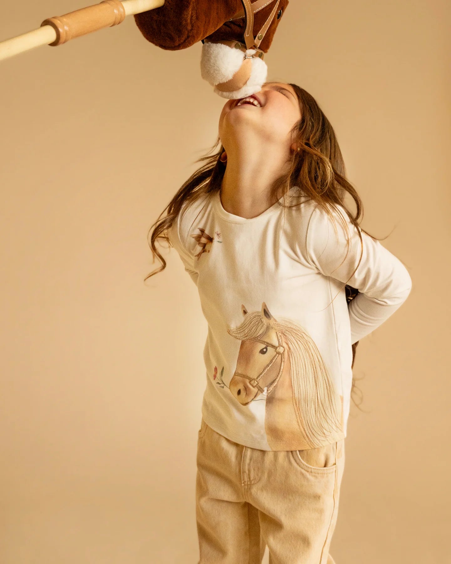 Bebe By Minihaha / Winnie Horse Organic LS Tee