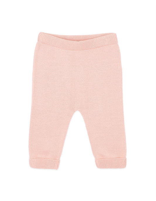 Bebe By Minihaha / Gemma Organic Knitted Leggings - Vintage Rose