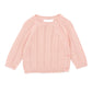 Bebe By Minihaha / Gemma Organic Pointelle Knitted Jumper - Vintage Rose
