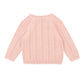 Bebe By Minihaha / Gemma Organic Pointelle Knitted Jumper - Vintage Rose