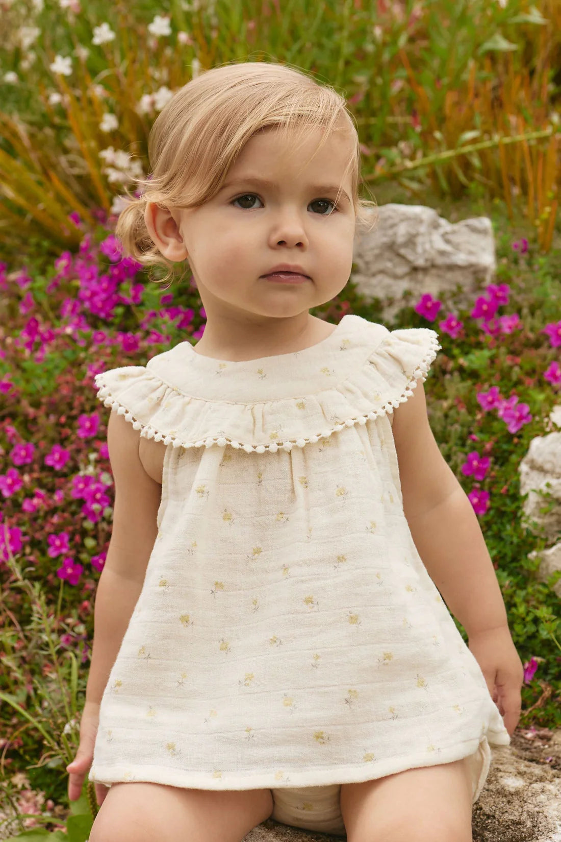 Jamie Kay / Organic Cotton Muslin Annalise Top - Vintage Ditsy