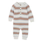 Bebe By Minihaha / Alvin Stripe Organic Knitted Romper