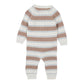 Bebe By Minihaha / Alvin Stripe Organic Knitted Romper