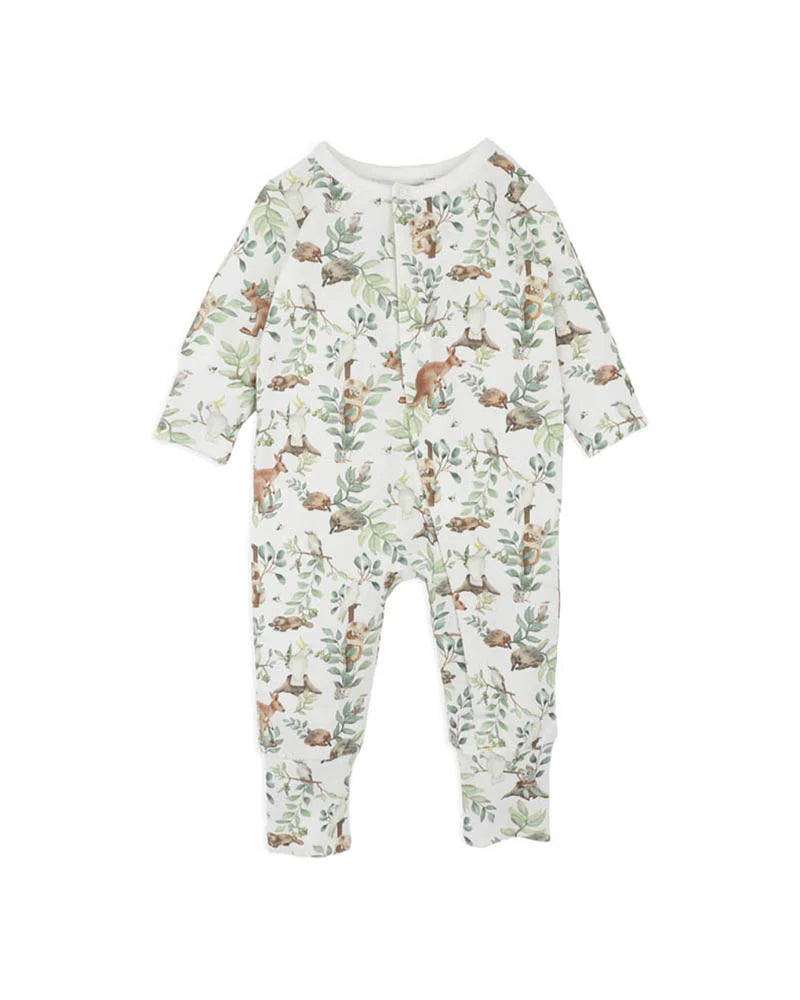 Bebe By Minihaha / Charlie Organic LS Zipsuit