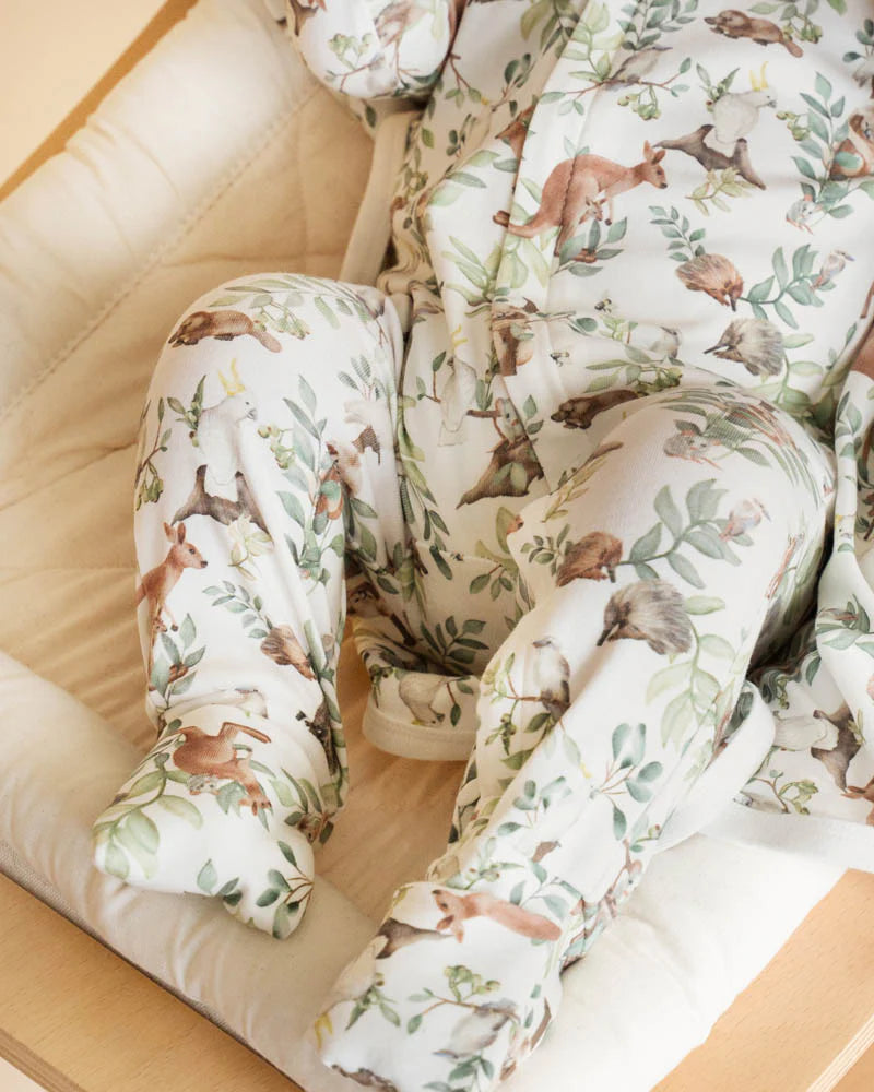 Bebe By Minihaha / Charlie Organic LS Zipsuit