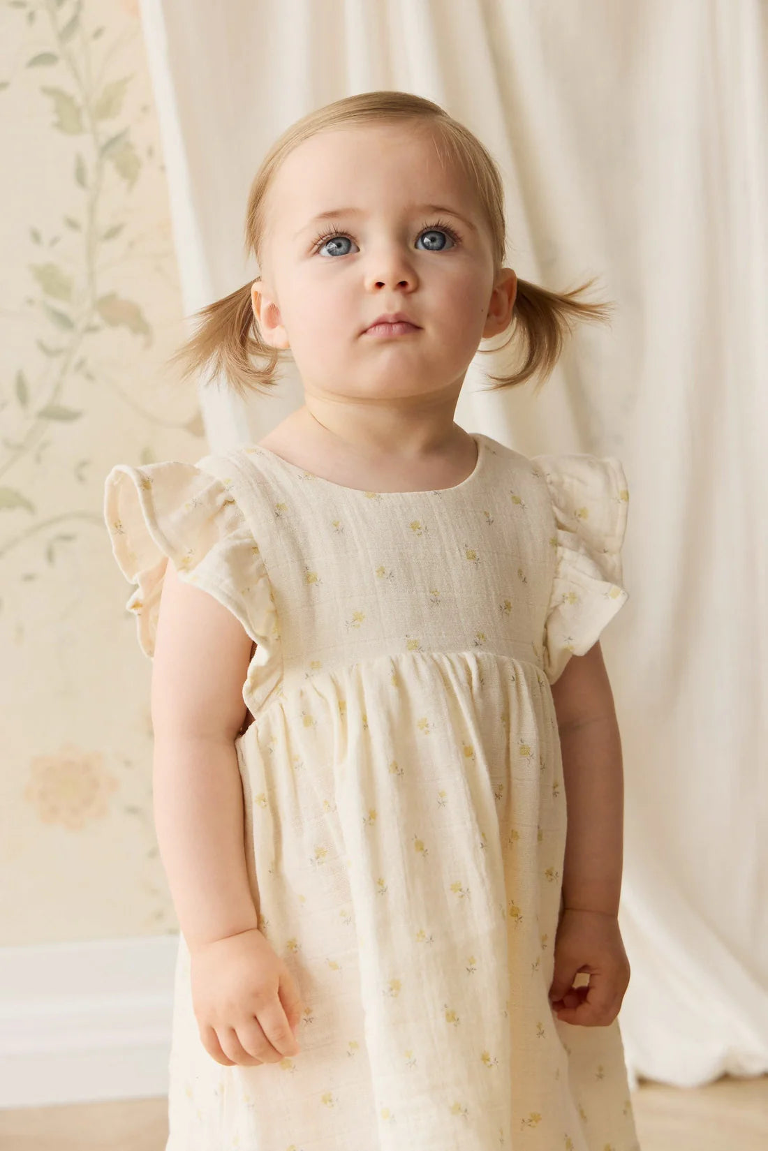 Jamie Kay / Organic Cotton Muslin Brielle Dress - Vintage Ditsy