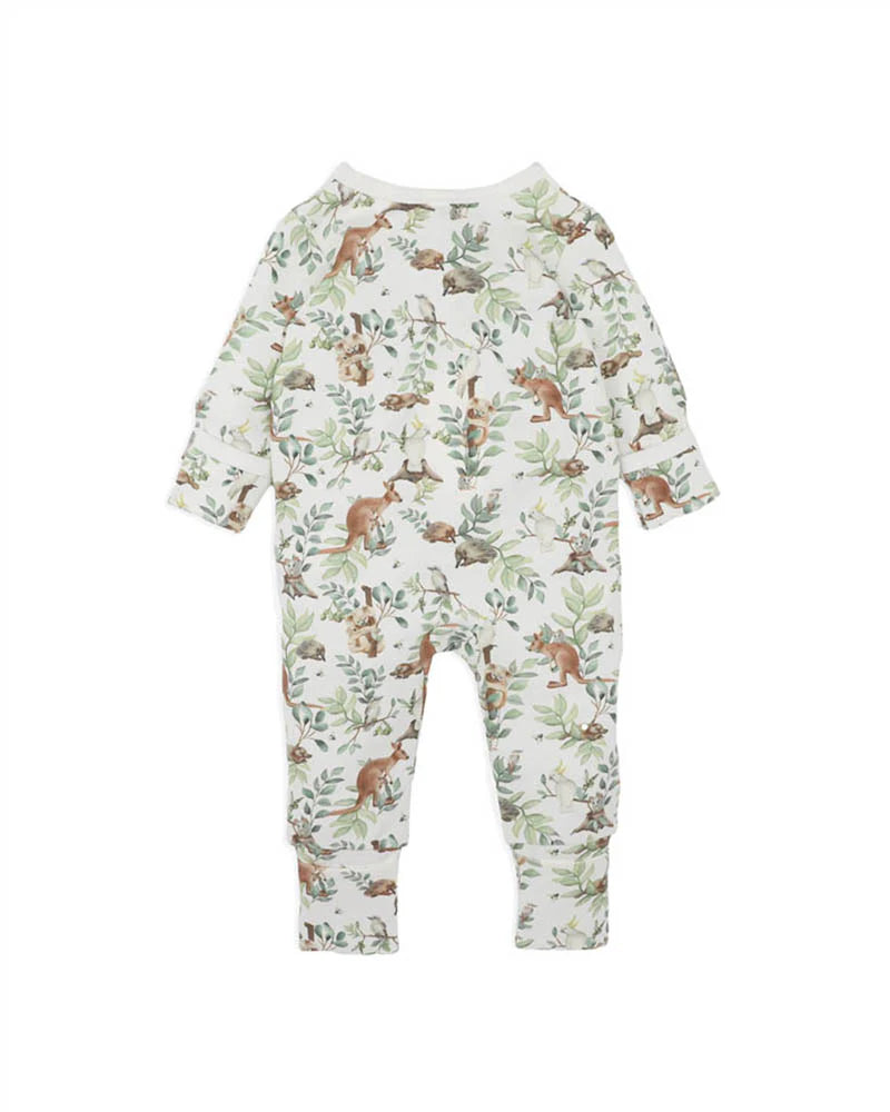 Bebe By Minihaha / Charlie Organic LS Zipsuit