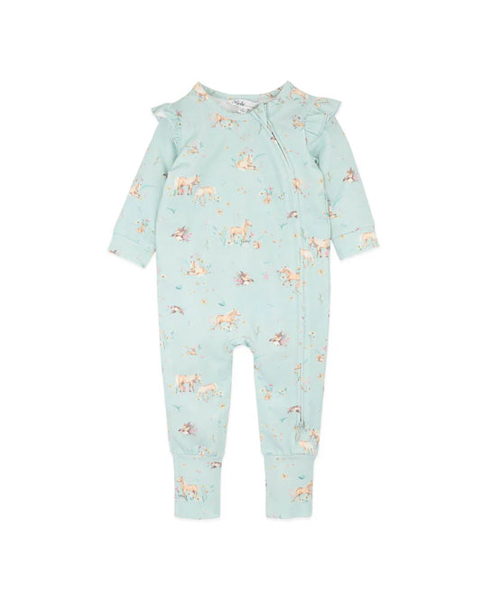 Bebe By Minihaha / Winnie Organic LS Zipsuit