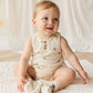 Jamie Kay / Prima Cotton Archie Playsuit - Fly High Vanilla Cream