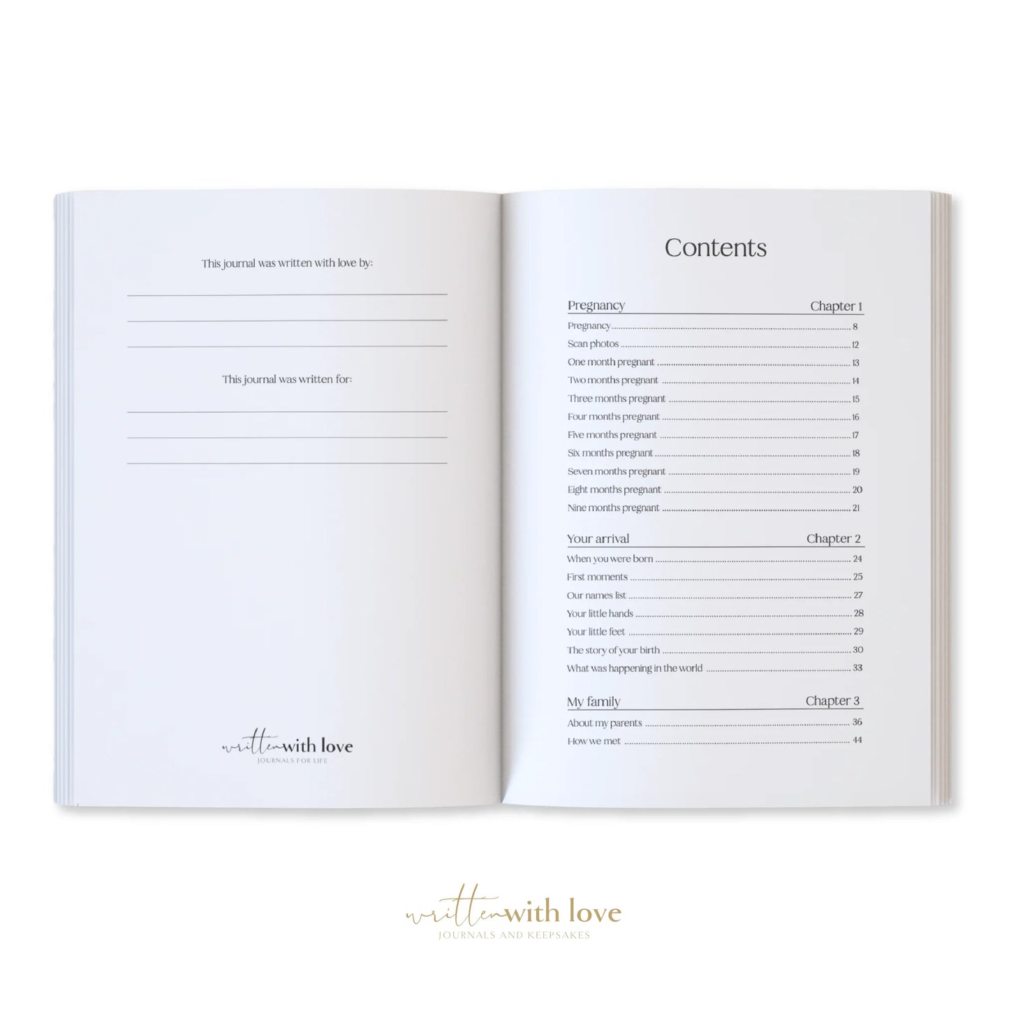 Written With Love / Baby Memory Book