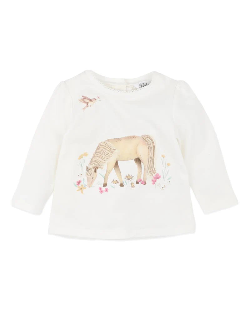 Bebe By Minihaha / Winnie Pony Organic LS Tee