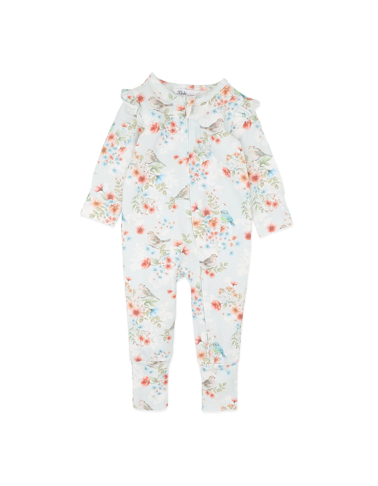 Bebe By Minihaha / Gemma Bird Organic LS Zipsuit