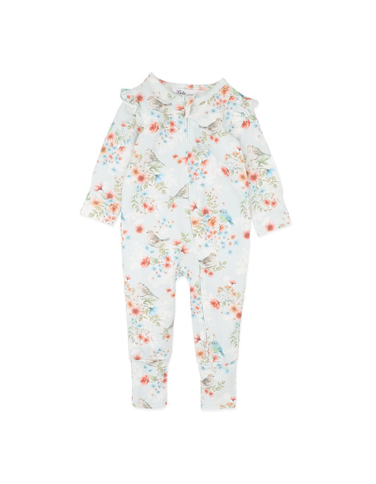 Bebe By Minihaha / Gemma Bird Organic LS Zipsuit