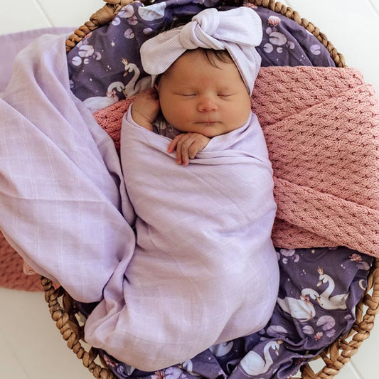 Snuggle Hunny / Muslin Wrap - Lavender