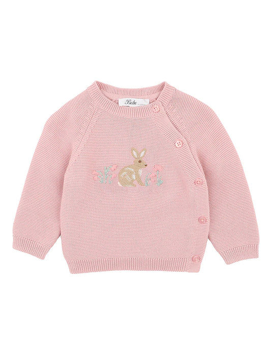 Bebe By Minihaha / Fern Bunny Organic Knitted Jumper