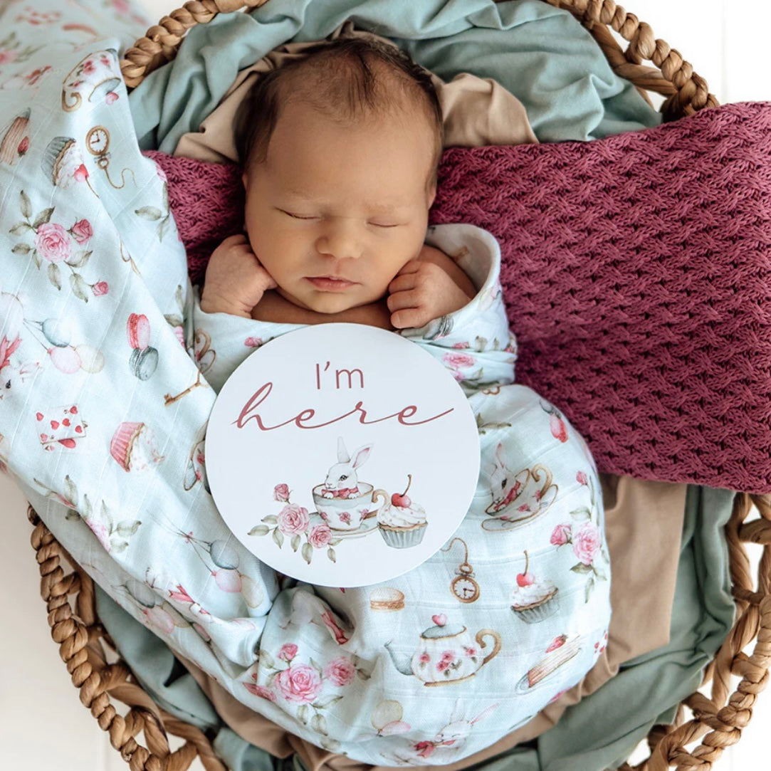 Snuggle Hunny / Muslin Wrap - White Rabbit