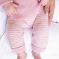 Bebe By Minihaha / Fern Stripe Organic Knitted Leggings
