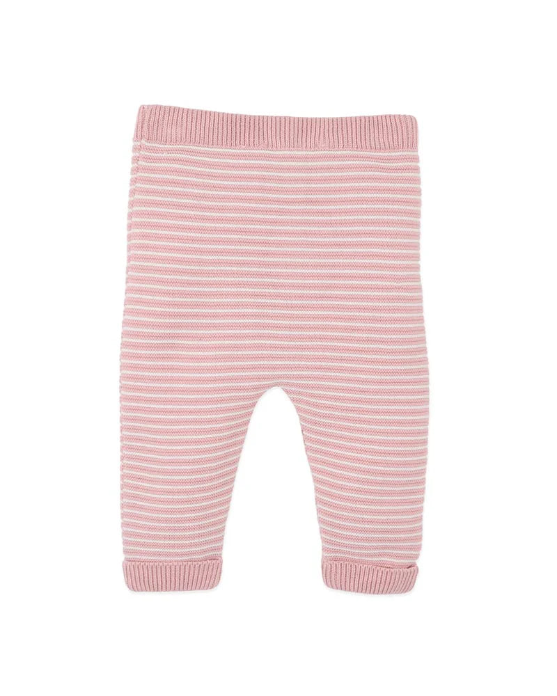 Bebe By Minihaha / Fern Stripe Organic Knitted Leggings