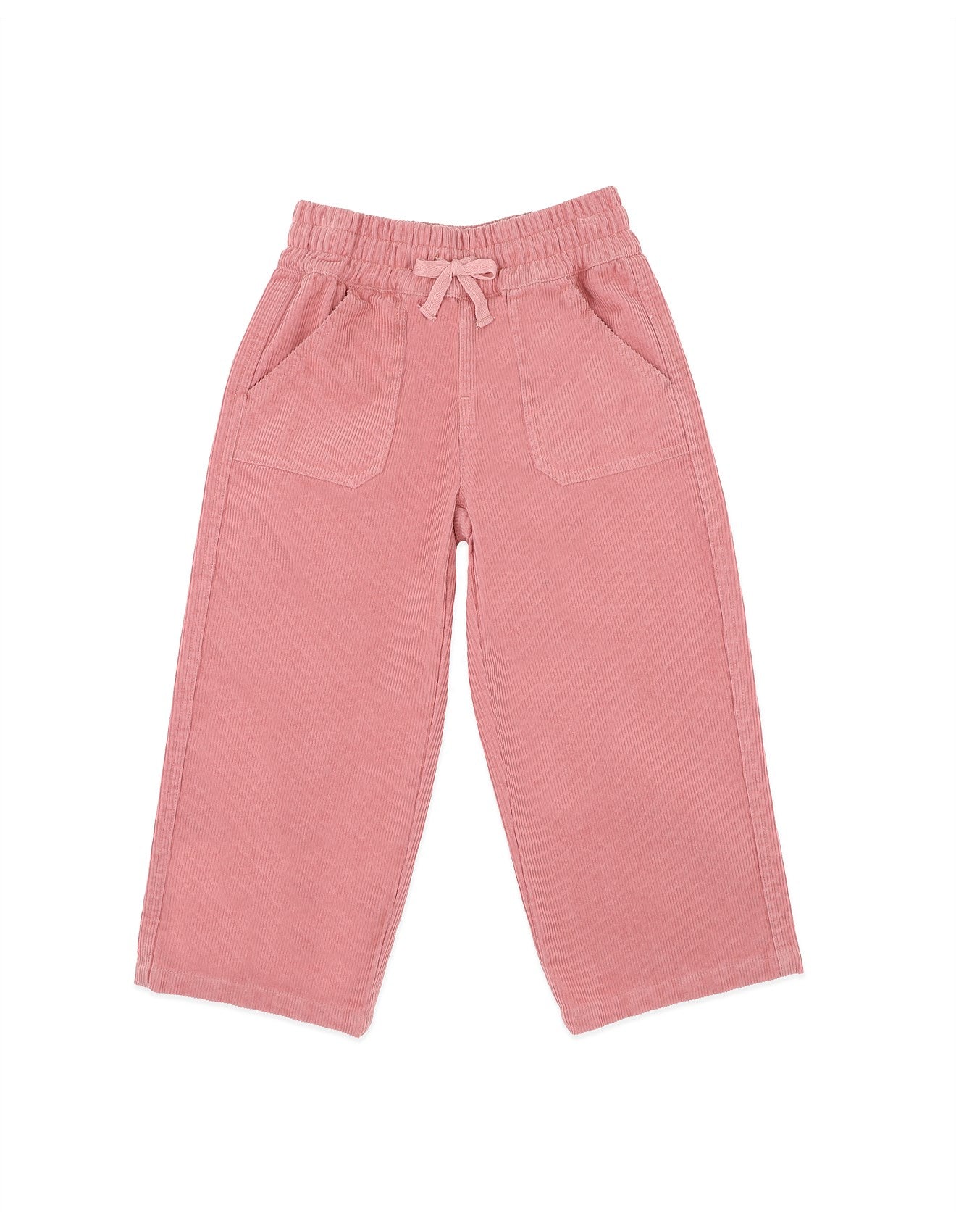 Bebe By Minihaha / Wild Garden Cord Pull On Pants - Rose