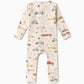 Snuggle Hunny / Snugglesuit Convertible Romper - Vintage Car