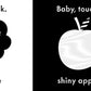Baby Touch / My First Book - Black and White Cloth