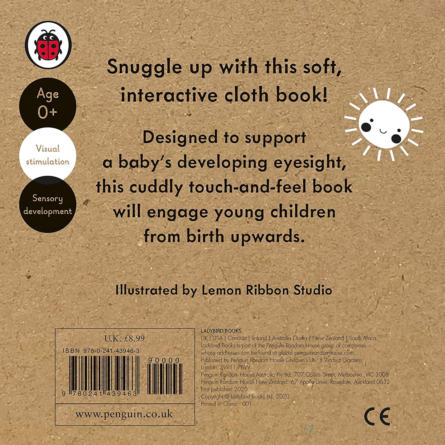 Baby Touch / My First Book - Black and White Cloth