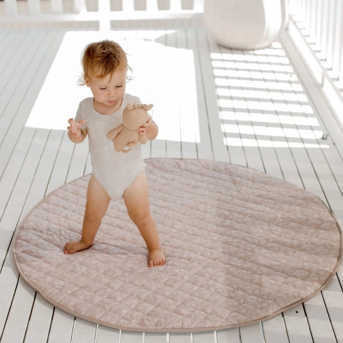 Bambella Designs / Waterproof Padded Play Mat - Bee Kind