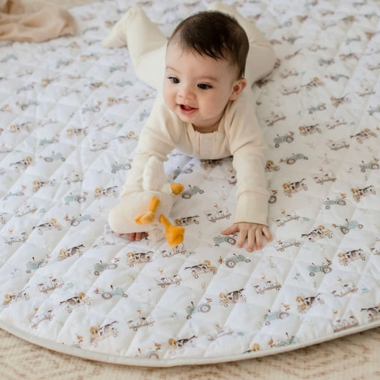 Bambella Designs / Waterproof Padded Play Mat - Oakwood Farm