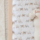Bambella Designs / Waterproof Fitted Cot Sheet - Oakwood Farm